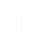 Classic style architectural building icon surrounded by a circle.